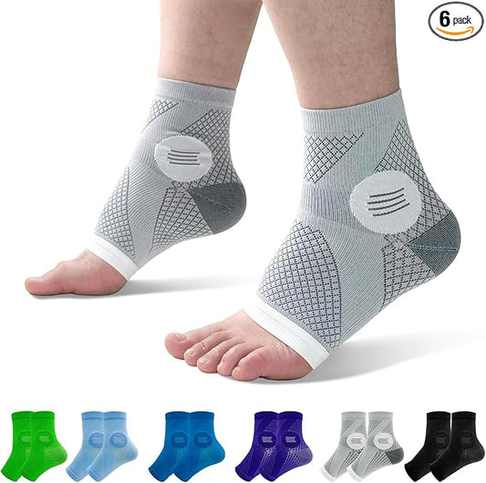 6Pairs Neuropathy Socks for Women and Men